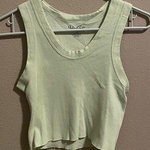 John Galt Green Connor Tank Top